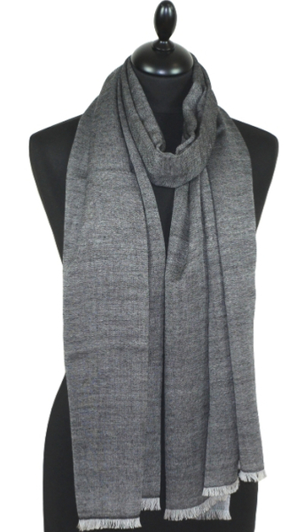 Black Wool Scarf