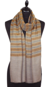 Pashmina beige-orange-noir
