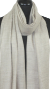 Pashmina écru naturel
