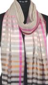 Beige Wool & Silk Scarf