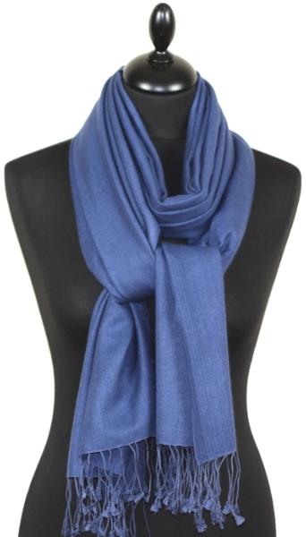 Blue Jean Pashmina Scarf