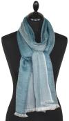 Duck Blue Wool Scarf