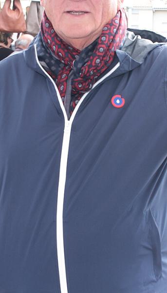 Écharpe Cachemire Rouge-Gris-Marine