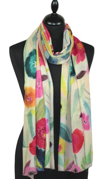 Summer Mosaic Cashmere Scarf