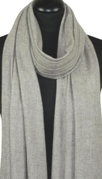 Étole Laine et Cachemire Beige Sable