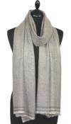 Étole Laine et Cachemire Beige