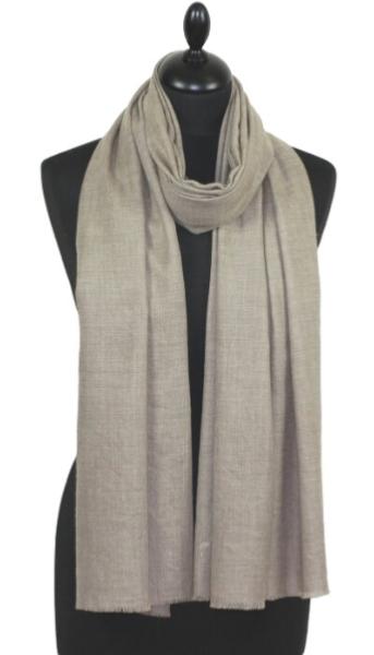 Pashmina Beige-Gris Naturel