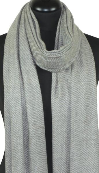 Étole Laine et Cachemire Beige-Taupe