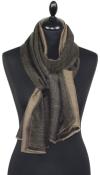 Pashmina Bicolore Noir-Beige