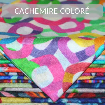 Écharpe en Cachemire Colorée