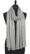 Étole Laine et Cachemire Gris-Taupe