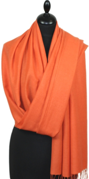 Orange Pashmina Scarf