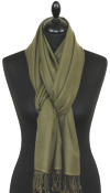 Pashmina vert kaki