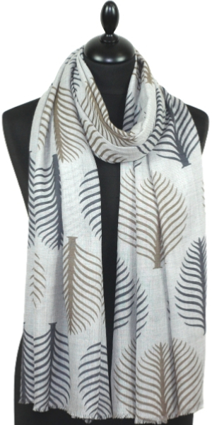 Écharpe Cachemire gris-beige