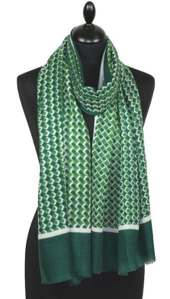 Écharpe Cachemire Vert Impérial