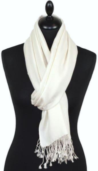 Off-White Pashmina Scarf