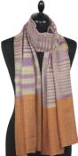 Pashmina Lilas-Champagne-Orange