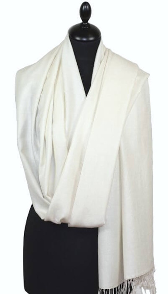 Pashmina Blanc Cassé