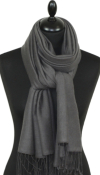 Pashmina gris anthracite