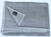 Châle en laine gris