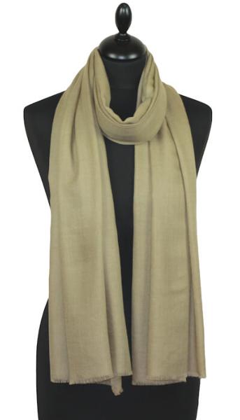 Khaki Cashmere Scarf