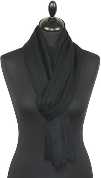 Black Cashmere Scarf