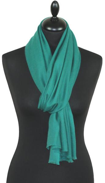 Teal Cashmere Scarf