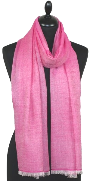 Fuchsia Wool Scarf