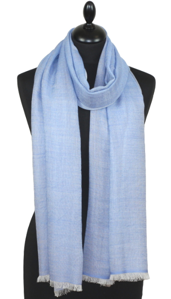 Sky Blue Wool Scarf