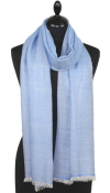 Sky Blue Wool Scarf