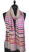 Beige Wool & Silk Scarf