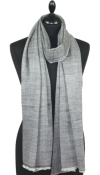 Grey Wool Scarf
