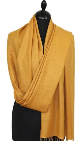 Pashmina Jaune Safran