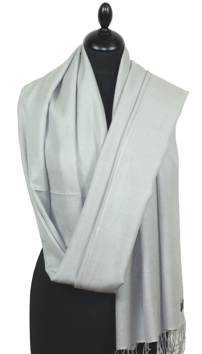 Silver Grey Pashmina Scarf