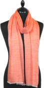 Châle en laine orange