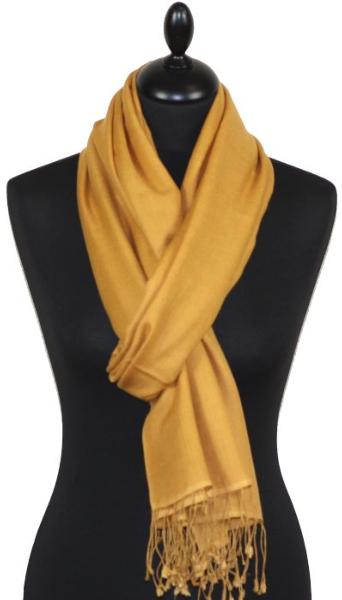 Saffron Yellow Pashmina Scarf