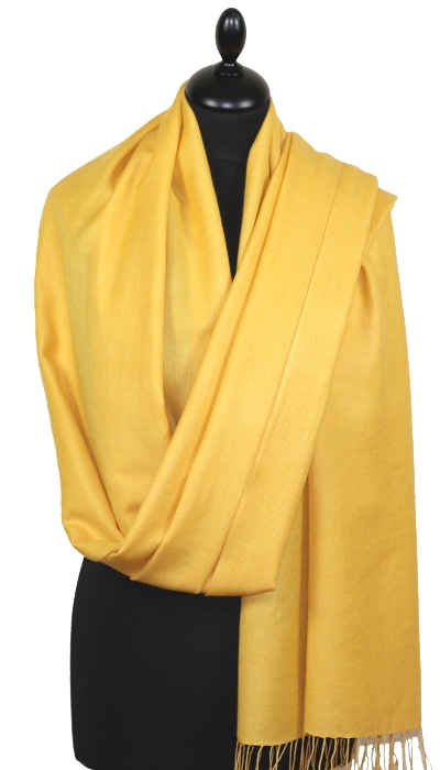 Sunshine Yellow Pashmina Scarf