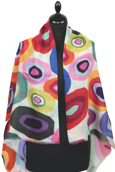 Sixties Wool Square Scarf