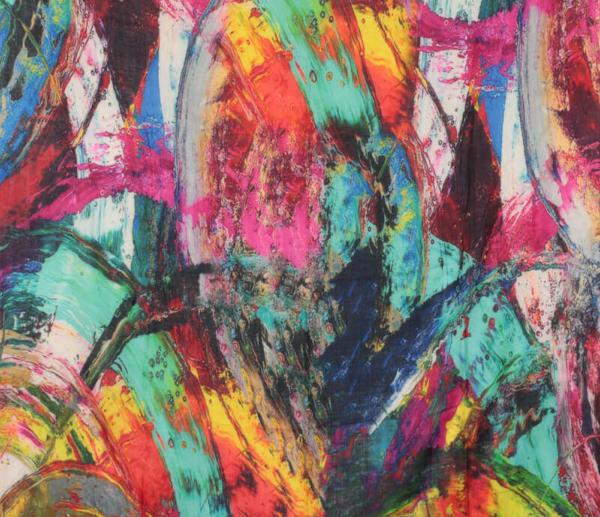 Carré en Laine Artiste