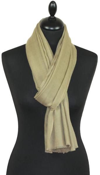 Khaki Cashmere Scarf