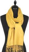 Pashmina Jaune Doré