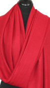 Pashmina rouge Hermès