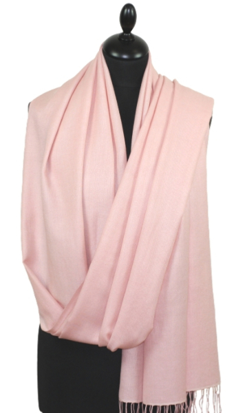 Powder Pink Pashmina Scarf