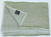 Châle en laine vert kaki