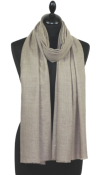 Pashmina beige gris naturel