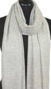 Étole laine et cachemire beige clair