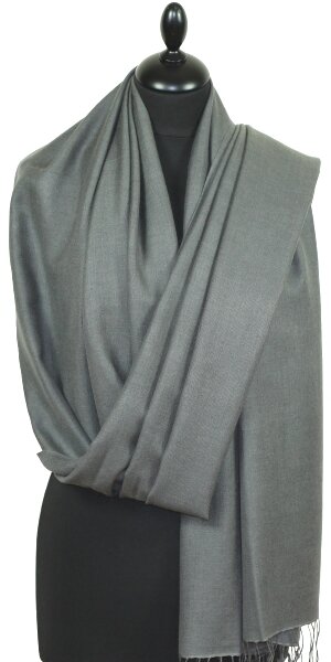 Anthracite Grey Pashmina Scarf