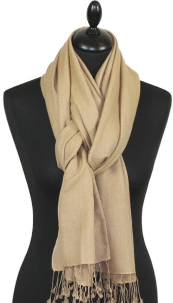 Beige Pashmina Scarf
