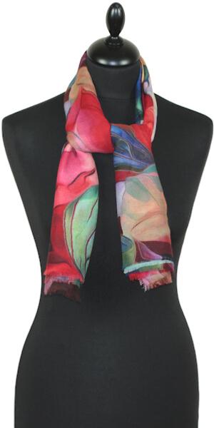 Carré en Laine Jardin d’Été