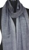 Dark Navy Wool Scarf
